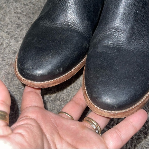 Madewell Womens The Billie Boot F5044 Leather Bootie Classic Black Sz 8 1/2 - Picture 5 of 9